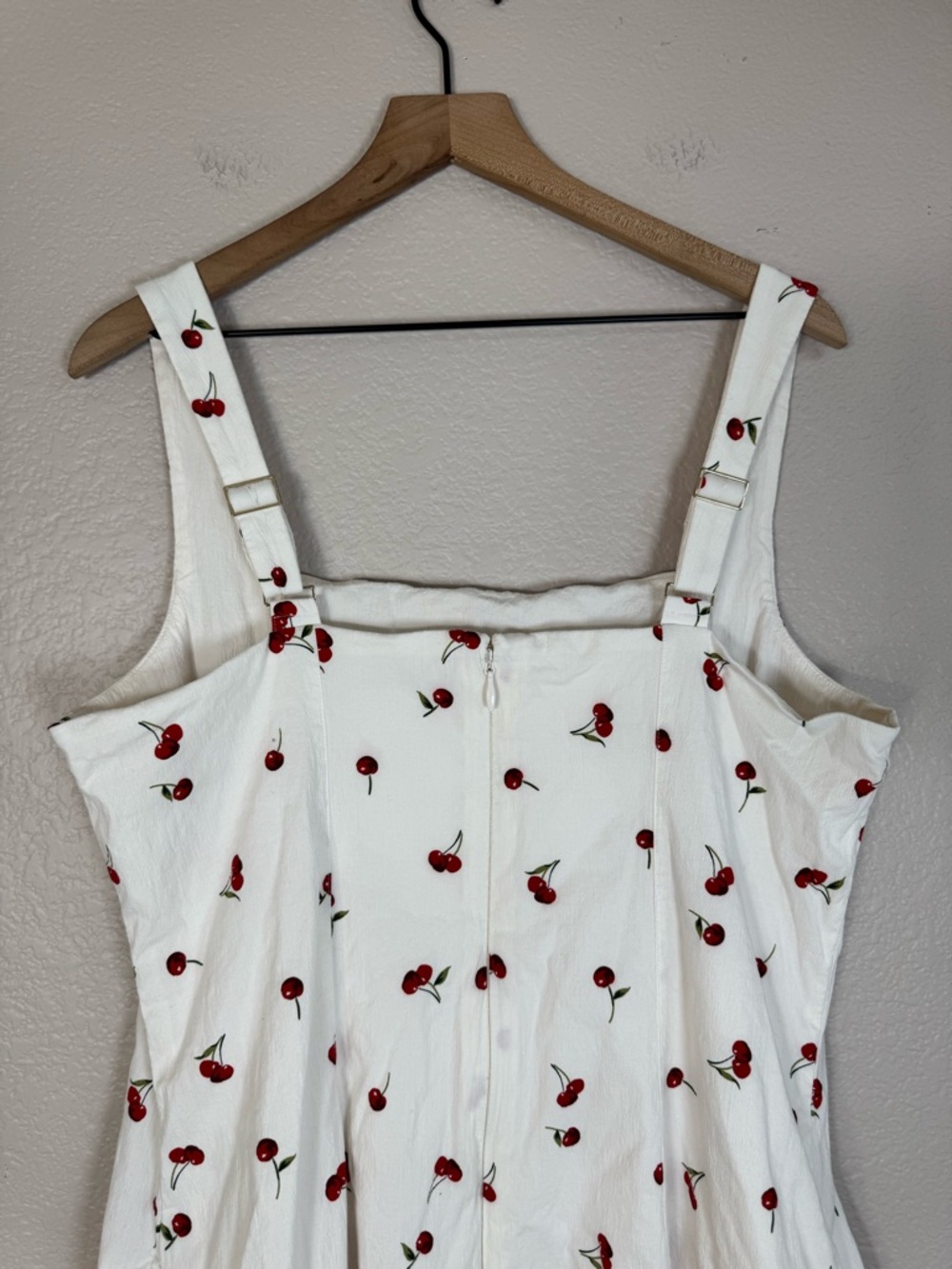 Abercrombie & Fitch Mila Stretch Midi Dress in Cherry Print ๐ size XXLP $110 - Picture 14 of 16